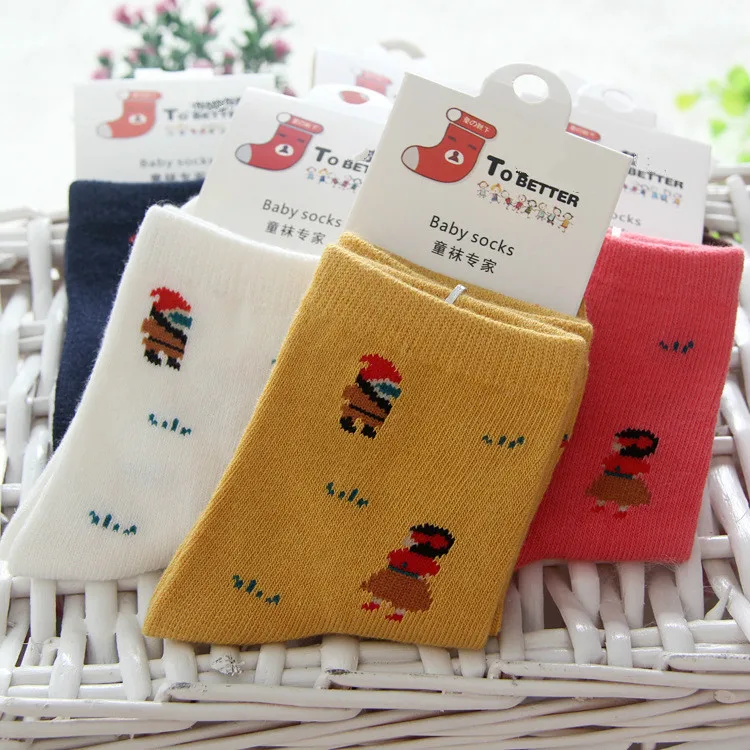 Meias de Algodão Meias de Natal do Bebê das Meninas dos Meninos Cópia do Cão Lote Pares Crianças Meias Mais Curto Macio Bonito Cor Marca 1-9y = 1 6 8 High Quality Mamãe e Bebê