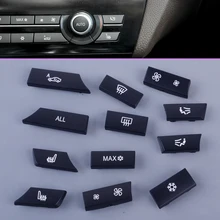 Beler 12 шт. A/C нагреватель ключ шапки ремонт KitButton переключатель крышка подходит для BMW 5 6 7 F10 f01 F12 F06 F07 GT F13 61319313923