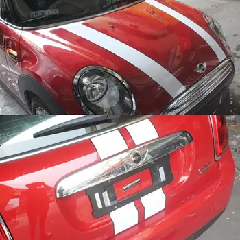 

Hood+Trunk Engine+Rear Car Stickers And Decals Auto Styling For Mini Cooper F55 2015 2016 F56 2014-2016 Accessories