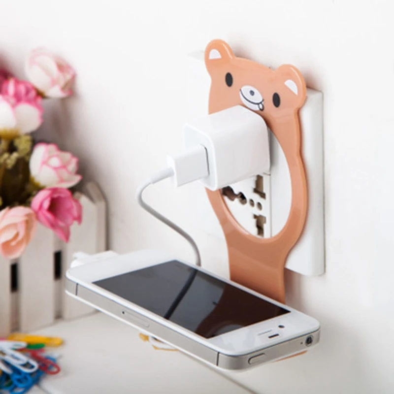 

Durable Animal Mobile Cell Phone Holder Folding Wall Charging Station Stand