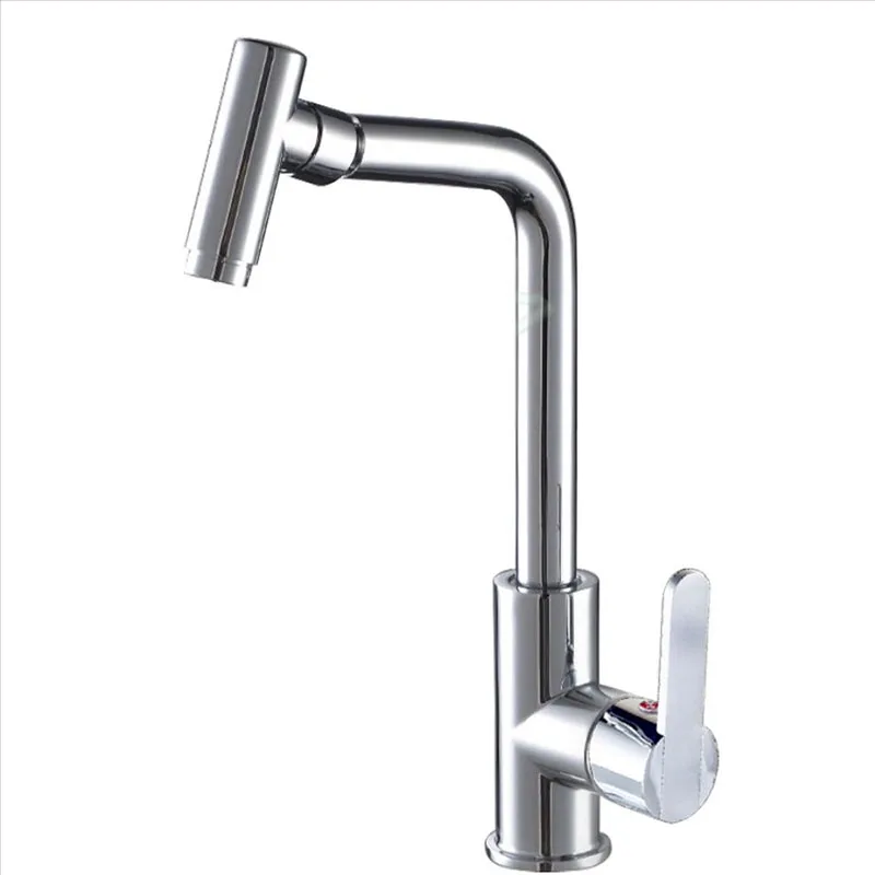 

360 Single Handle Single Hole Kitchen Faucet Mixers Sink Tap Wall Kitchen Faucet Modern Hot and Cold Water torneira para cozinha