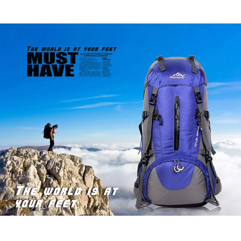 

Multi-function 45+5L Outdoor Backpack Travel Climbing Backpacks Waterproof Rucksack Mountaineering bag Nylon Camping Hiking