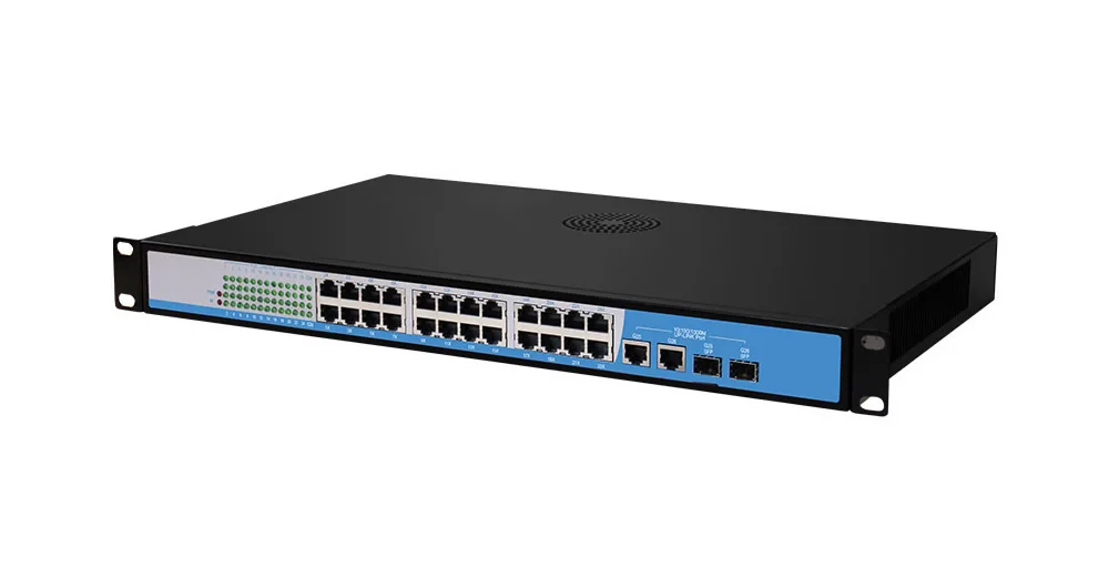 24ch poe switch for IP Camera Security System POE-SW24+2 9-2