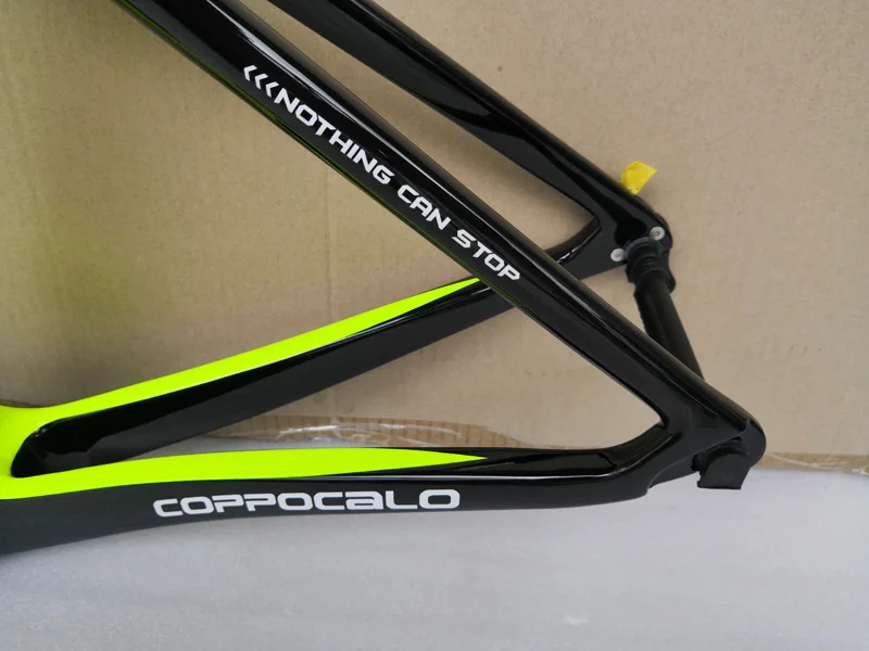 Flash Deal fluo yellow 2019 Carbon Road Bike Frame 47 50 53 55 57cm P03 glossy Carbon Frame Road Racing 6 colors bicycle frames 3