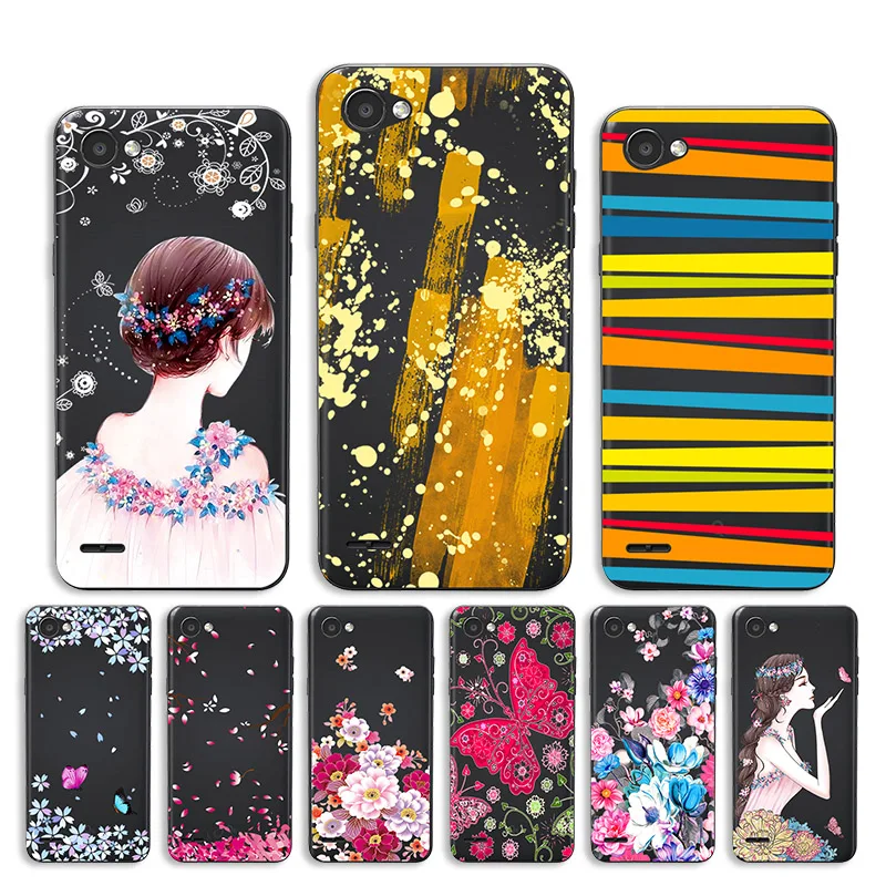 

5.5" Phone Case For LG Q6 Case Transparent a alpha Q6a Q 6 M700 Funda Capa Soft Silicon Cover For LG Q6 Plus G6 Mini Bumper