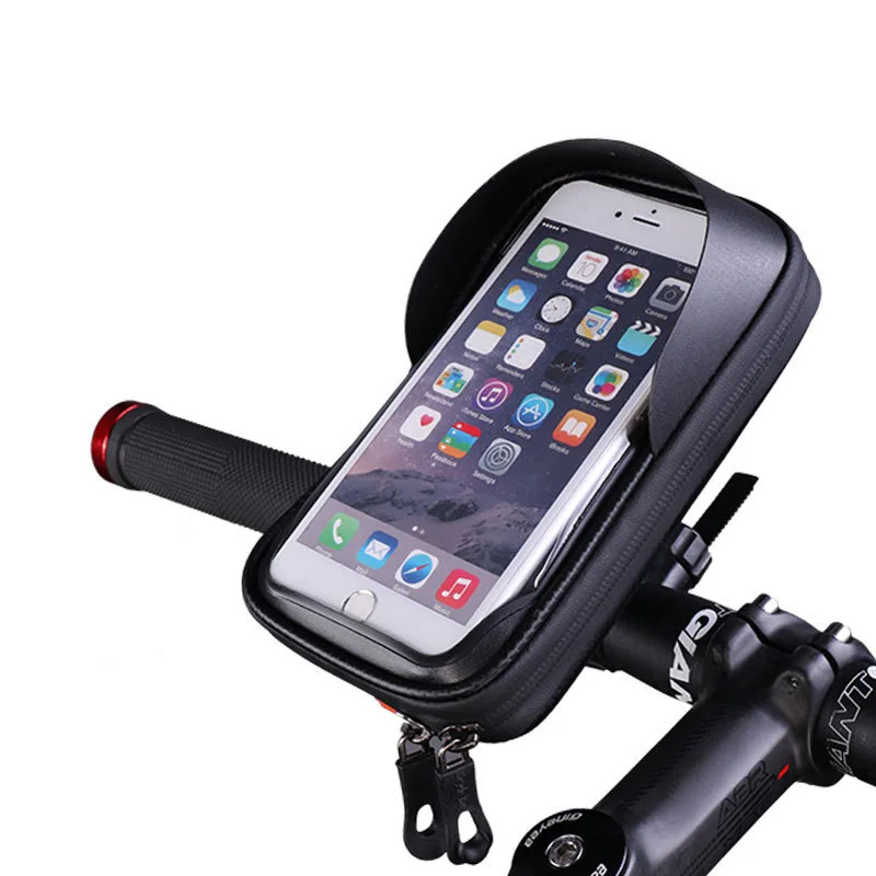 Top Mountain Bike Bag Rainproof Touch Screen Top Front for 6.0 Mobile Phone Case Pannier Cycling Accessories Storage Bags 0
