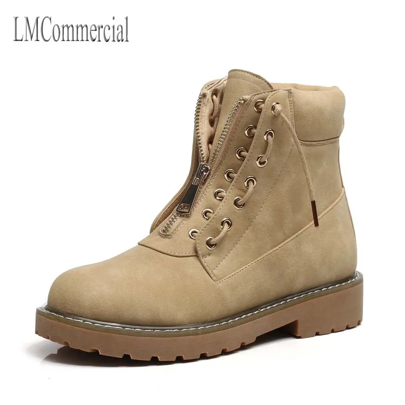 

winter Martin boots, women's flat bottom boots with United States casual fashion short boots ankle boots for women