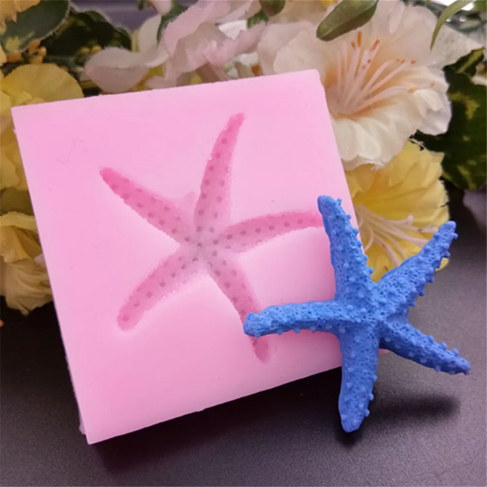 

Starfish Soap Mould DIY Sea Star Fondant Silicone Mold Baking Tools For Cakes Chocolate Cake Decorating Tools
