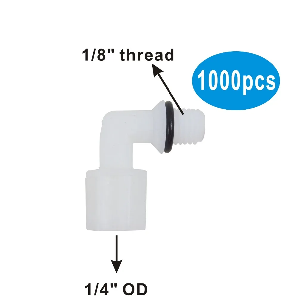 Жако Тип мембраны Корпус колено С Оринг 1/4 "Труба х 1/8" Мужской нить (1000 шт.)