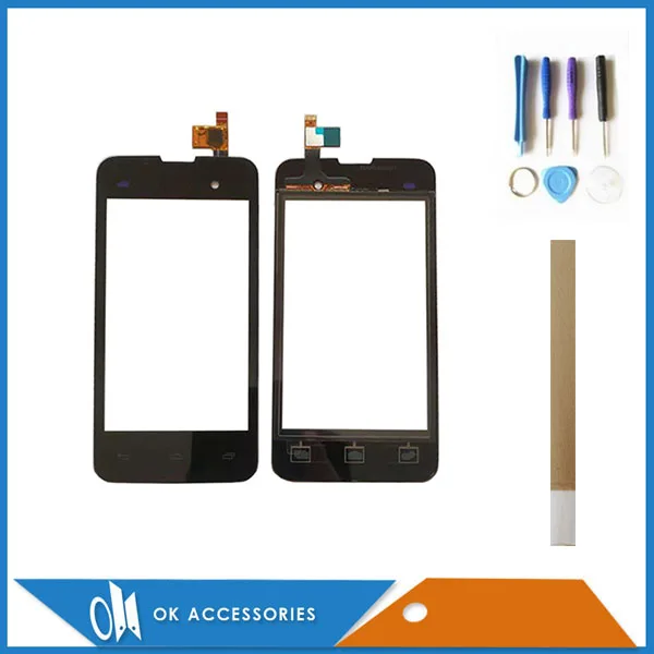 Дигитайзер сенсорного экрана для Micromax Bolt D306 золотого и черного цвета замена