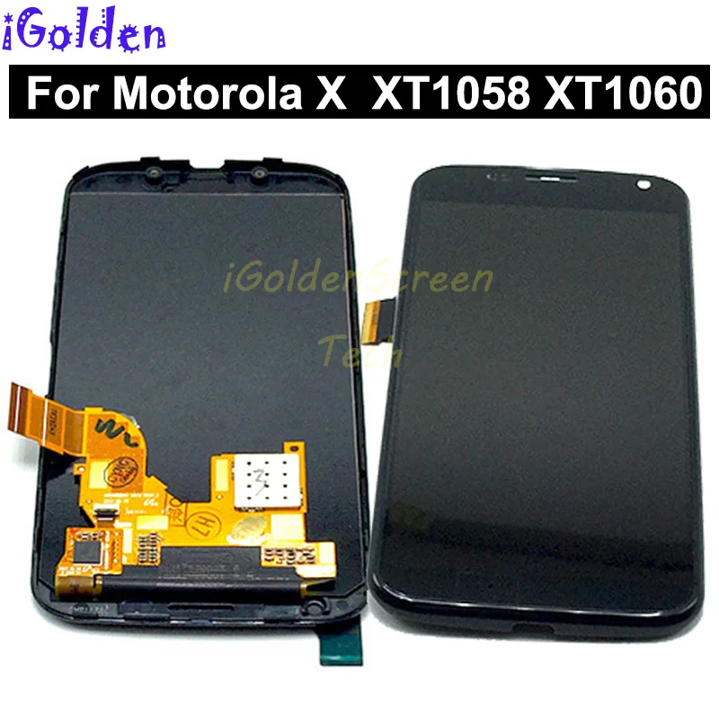 

100% tested For Motorola X for moto XT1058 XT1060 XT1053 LCD Display Touch Screen with Digitizer Assembly+tools