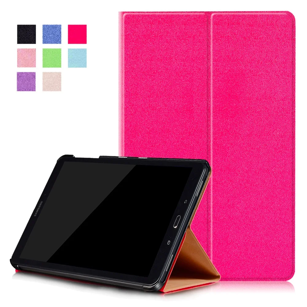 

GOOYIYO - High Quality Case For Samsung GALAXY Tab A 10.1 P580 P585 PU Leather Cover Magnetic Tablet Stand Slim Shell & Stylus