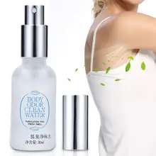 Духи 30 мл натуральный спрей для удаления запаха тела одноразовые прокладки для подмышек дезодорант запах тела