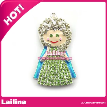 

Rhinestone Chunky Necklace pendants & charms for Children