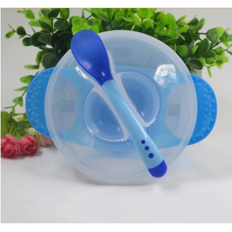 Safely Baby Feeding Food Toddler Newborn Tableware Learning Dishes Baby Food Dinnerware Training Bowl With Spoon For Kids Safely Baby Feeding Food Toddler Newborn Tableware Learning Dishes Baby Food Dinnerware Training Bowl With Spoon For Kids
