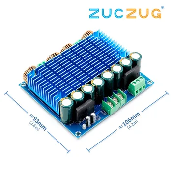 

Ultra High Power Digital Amplifier Module AC 24V Stereo TDA8954TH Dual Chip 2x420W XH-M252 Digital Power Amplifier