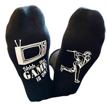 Носки с принтом юморных слов для мужчин и женщин, спортивные хлопковые носки для отдыха с буквенным принтом, чулки, разные стили, новинка