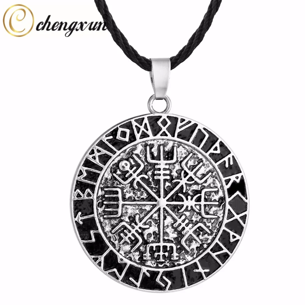 CHENGXUN-Punk-Cool-Mannen-Ketting-Rvs-Charm-Ketting-Sieraden-present-Noord-Slavische-Viking-Hanger-Vintage-Ketting