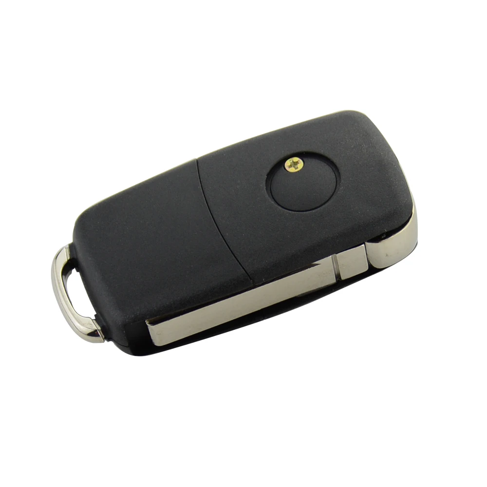 Автомобильный ключ OkeyTech, 3 кнопки, 434 МГц, флип-брелок, пустой клинок ID48, чипы K17, подходит для VW SKODA SEAT 1J0 959 753 DA 1J0 959 753 AH