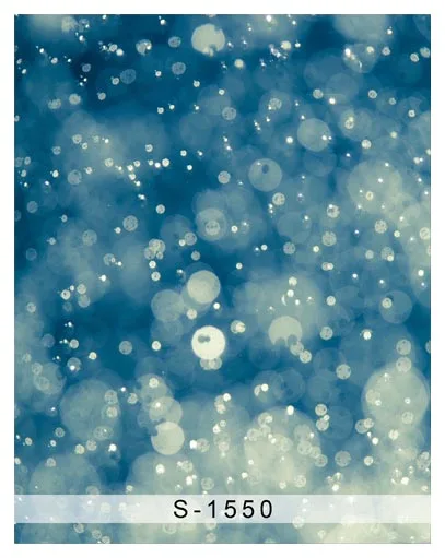 

8 ft Vinyl print cloth fantasy blue bokeh photography backdrop for wedding newborn photo studio portrait background props S-1550