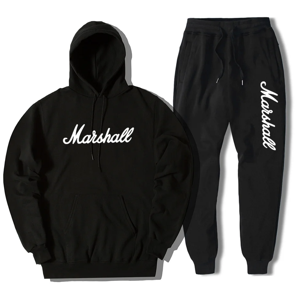 Marshall спортивный костюм осень горячая распродажа мужские Комплекты Толстовки +