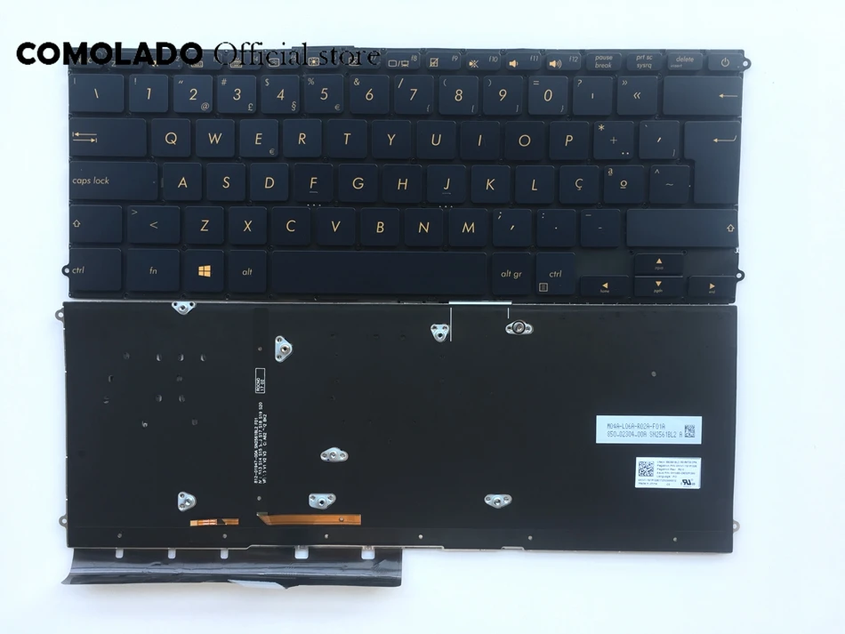 PO Portuguese keyboard For ASUS zenbook3v Deluxe UX490 UX490CA UX490UA with blacklit keyboard PO Layout