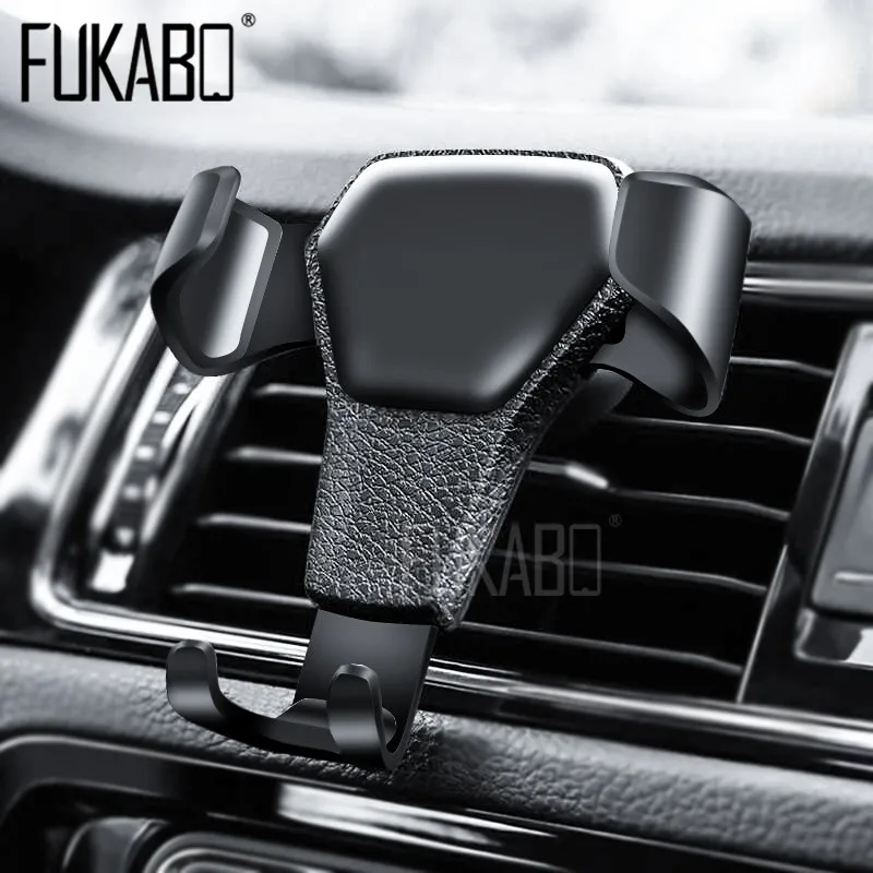 

Gravity car phone holder for Samsung s10 iPhone x clip car vent mobile phone holder for Huawei millet Redmi smart phone bracket
