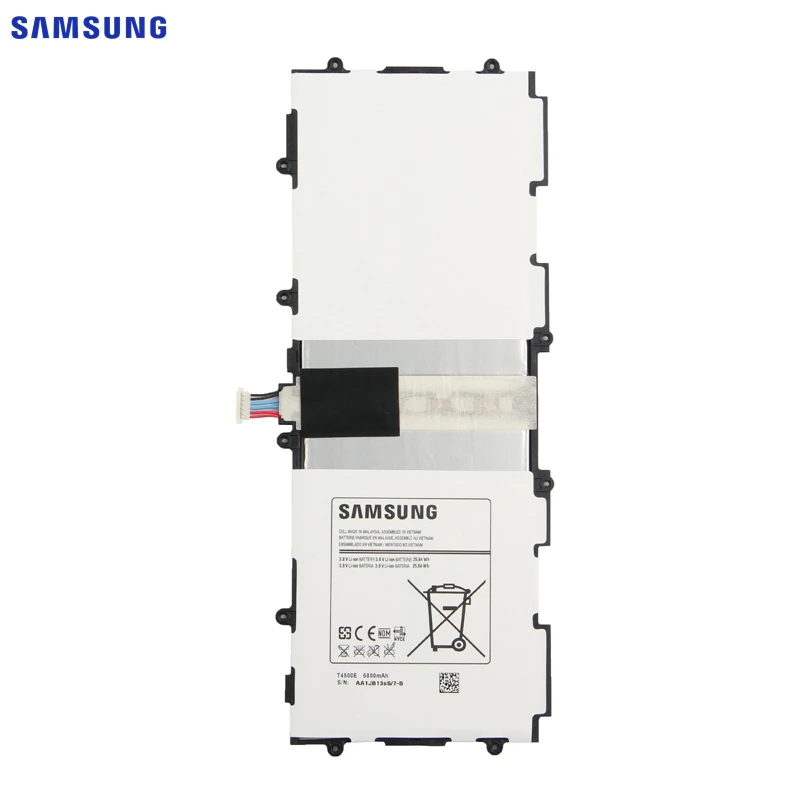 Samsung сменный аккумулятор T4500E для samsung GALAXY Tab3 P5200 P5210 P5220 T4500C T4500K планшетный аккумулятор 6800 мАч