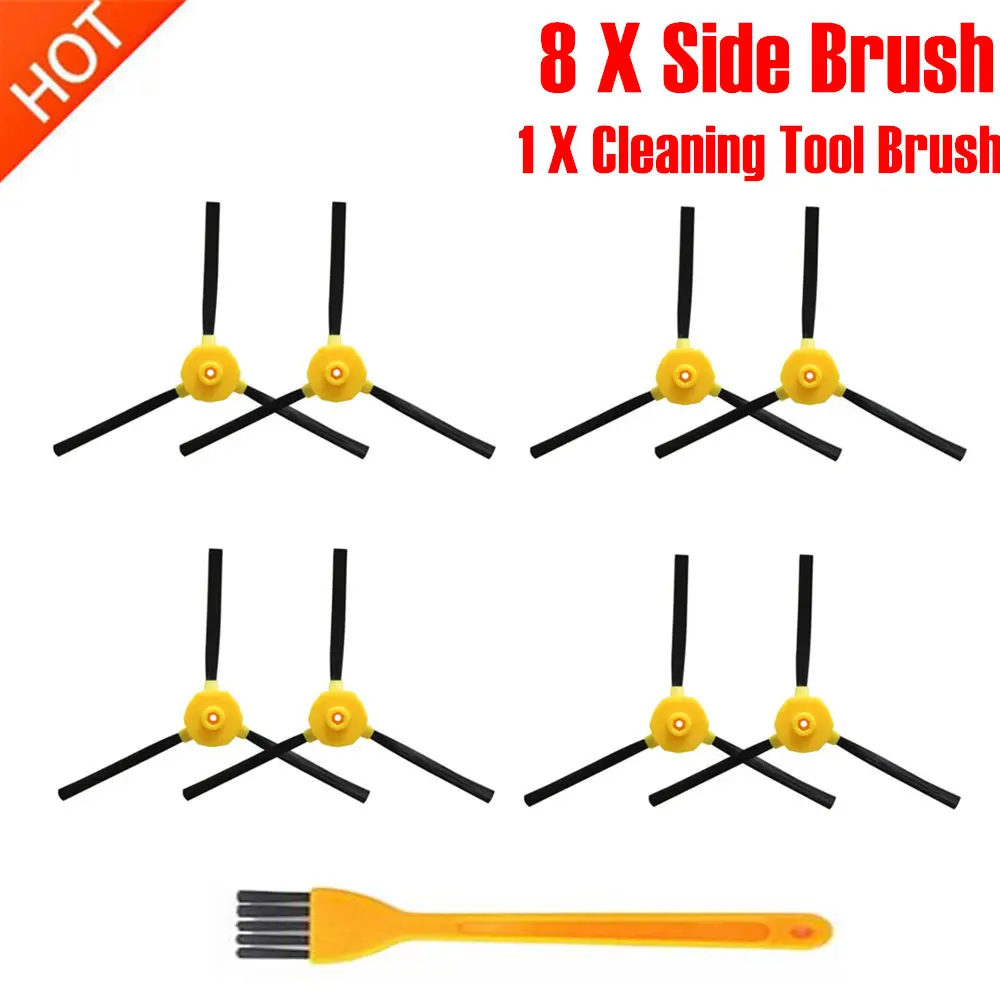 

8pcs/lot Robot Vacuum Cleaner Side Brush for Liectroux Updated B2005PLUS B6009 Robotic Vacuum Cleaner Parts accesorios