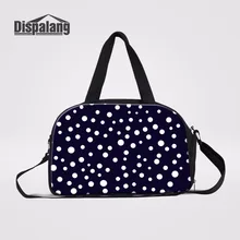Dispalang Мода Путешествие на выходные сумка в горошек большой емкости багаж вещевой мешок женские дорожные сумки для багажа с обувью блок