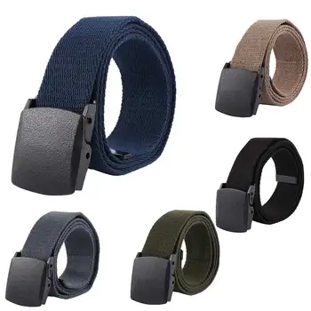

Unisex tactical belt Top quality 3.8 cm wide casual canvas belt Outdoor Alloy Automatic buckle men Belt
