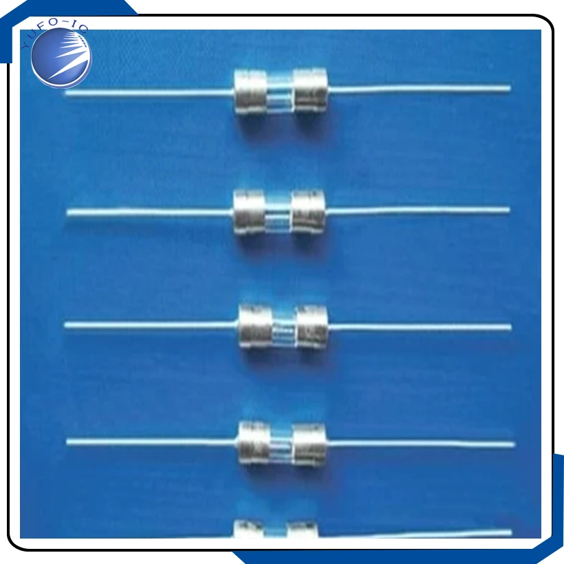 6.3A 250V 3.6x10mm Axial Leade Fuses Glass Slow Blow 50pcs