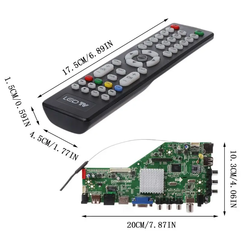 Smart Network MSD338STV5.0 Wireless TV Driver Board Universal LED LCD Controller Board Android Wifi ATV contains 512M memory