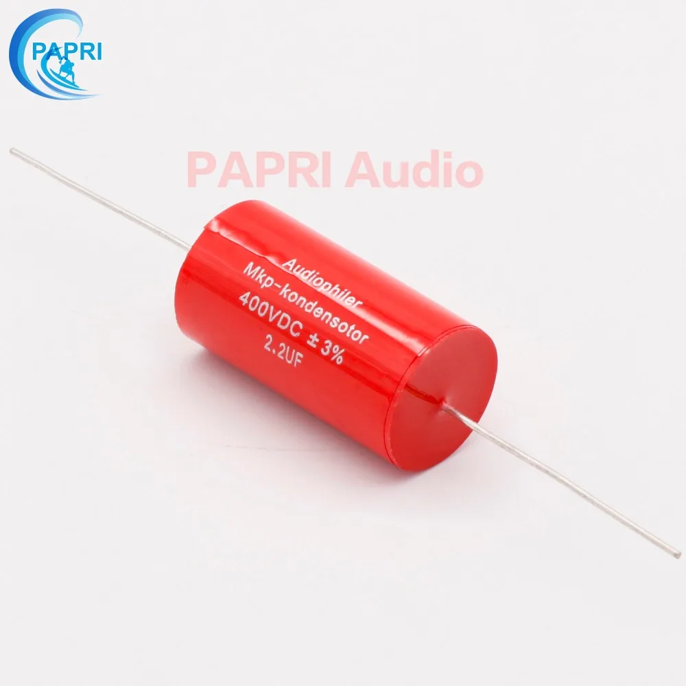 PAPRI Audiophiler Axial MKP 2 мкФ 400VDC звуковой конденсатор для Hifi аудио трубки гитарный