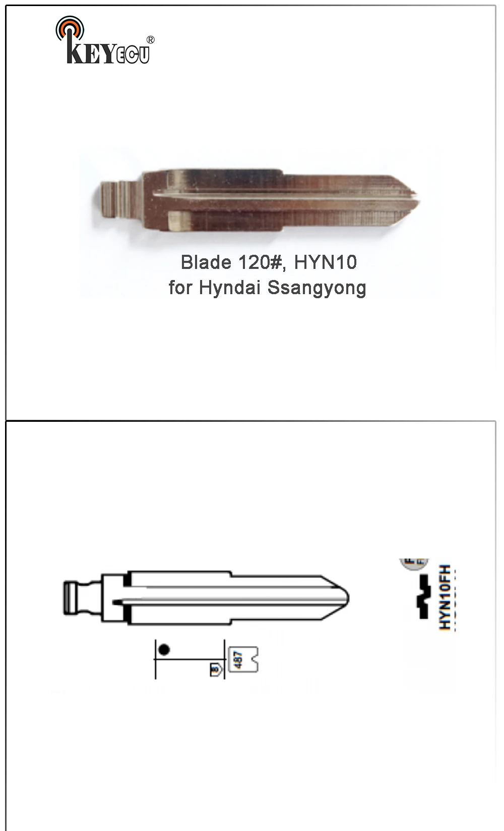 Keyforkess 10x KEYDIY telecomandi universali Flip Key Blade 120 #, HYN10 per Hyndai, per Ssangyong - HTB1SEB.X2fsK1RjSszbq6AqBXXa3