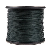 500 м 100 фунтов 0,5 мм супер сильная плетеная леска PE 4 нити Цвет: темно-зеленый