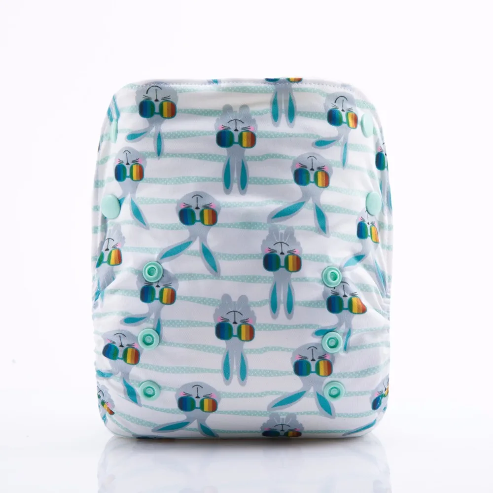 JinoBaby бамбуковые подгузники Aio Cool Bunny|aio diaper|bamboo aio diaperaio bamboo diaper |
