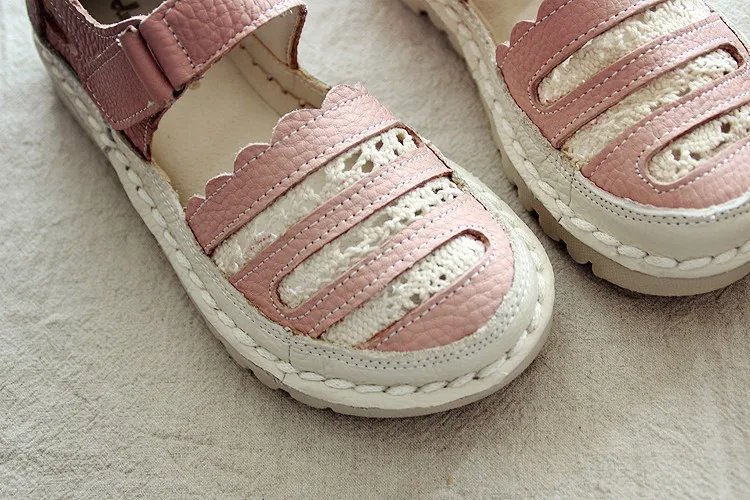 HUIFENGAZURRS-The forest retro small fresh surface leather Original handwork sandals,summer KoreanSuper soft bottom shoes HUIFENGAZURRS-The forest retro small fresh surface leather Original handwork sandals,summer KoreanSuper soft bottom shoes