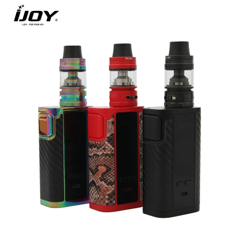 

Original IJOY Captain PD270 Kit With 20700 Battery 234W PD270 Box MOD 2ml Captain S Subohm Tank E Cig Captain PD270 Kit