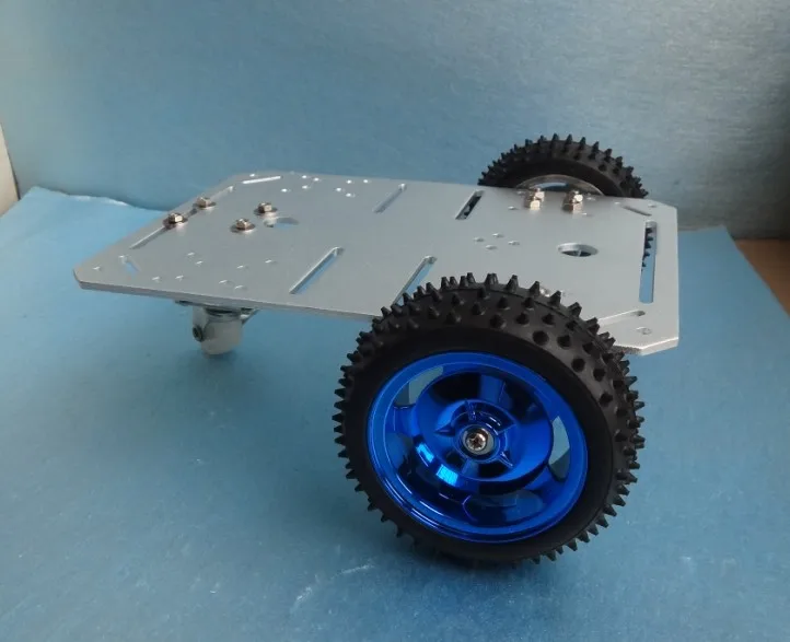 Металлическая 2WD мини автомобильная алюминиевая пластина шасси с универсальным