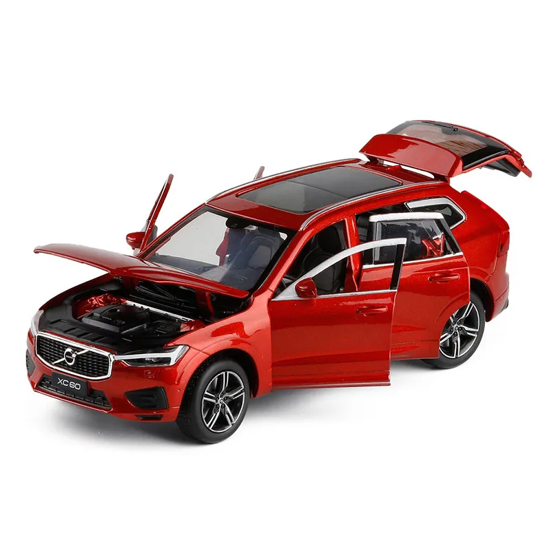 Новая модель 2019 1/32 XC60 имитация открытой двери 6 открытых дверей ремень на колесо