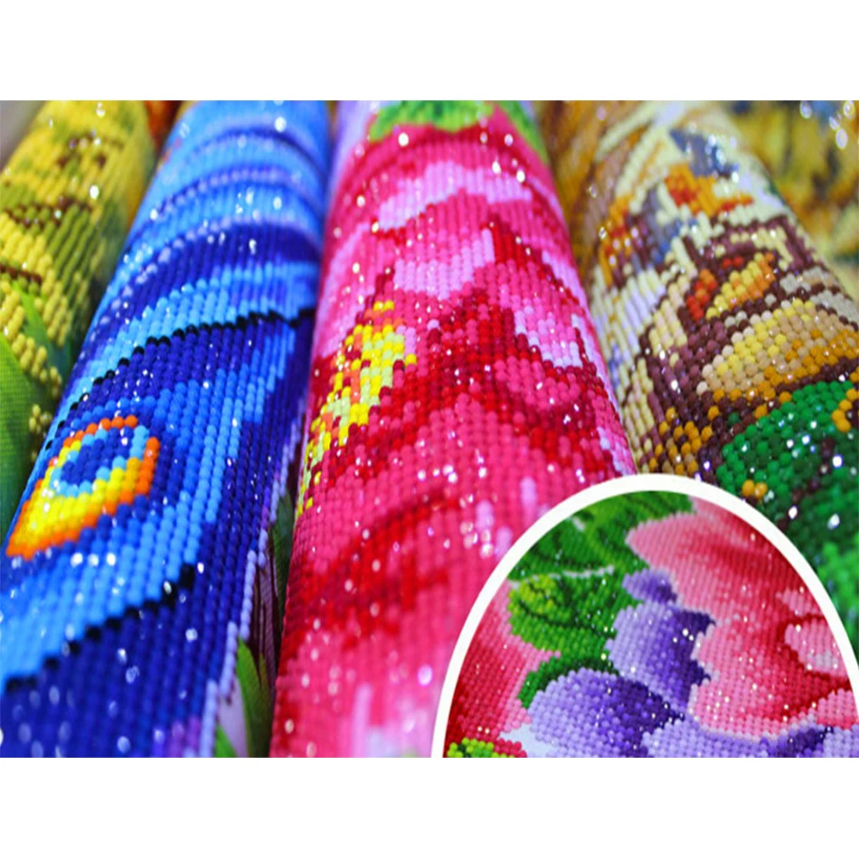 5d diy diamond embroidery landscape castle home decoration diamond painting round mosaic decoration needlework gift in diamond painting cross stitch from