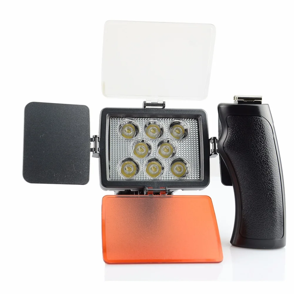 

DSTE VL007A-2 8-LED Video Light with handle for Nikon DSLR Camera Camcorder DV LAMP