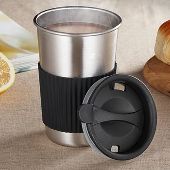 

Stainless steel beer mug travel mugs coffee wine tumbler Anti-fall coffee cup Outdoor water cups and mugs