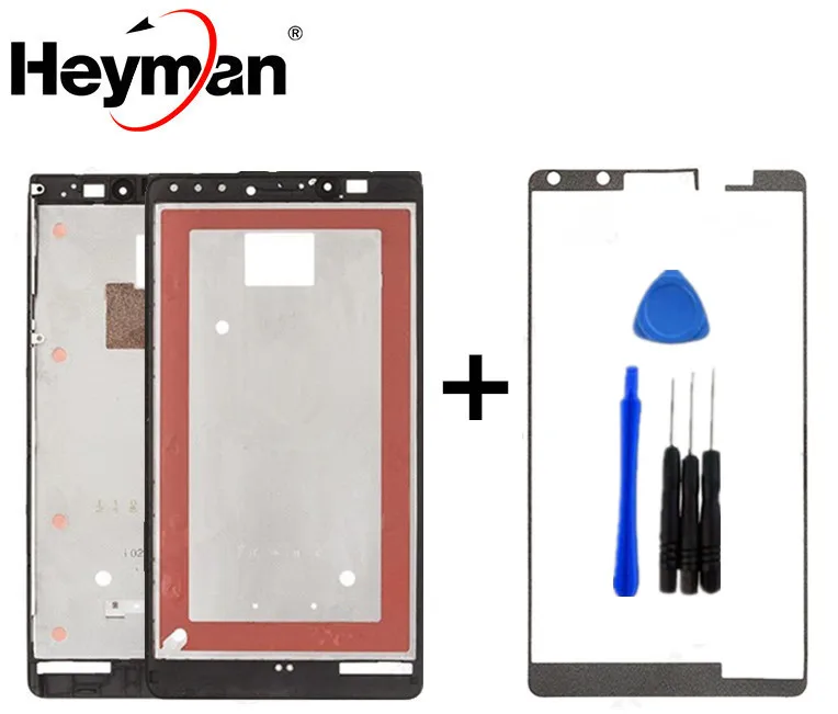 

Heyman Middle Front Frame Bezel Housing for Nokia 920 Lumia 920 LCD Screen Holder Frame Repair Parts with Adhesive Replacement