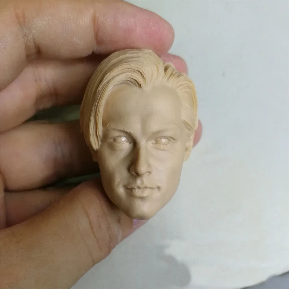 

1/6 Scale Blank Head Sculpt Younger Leonardo DiCaprio Titanic Unpainted