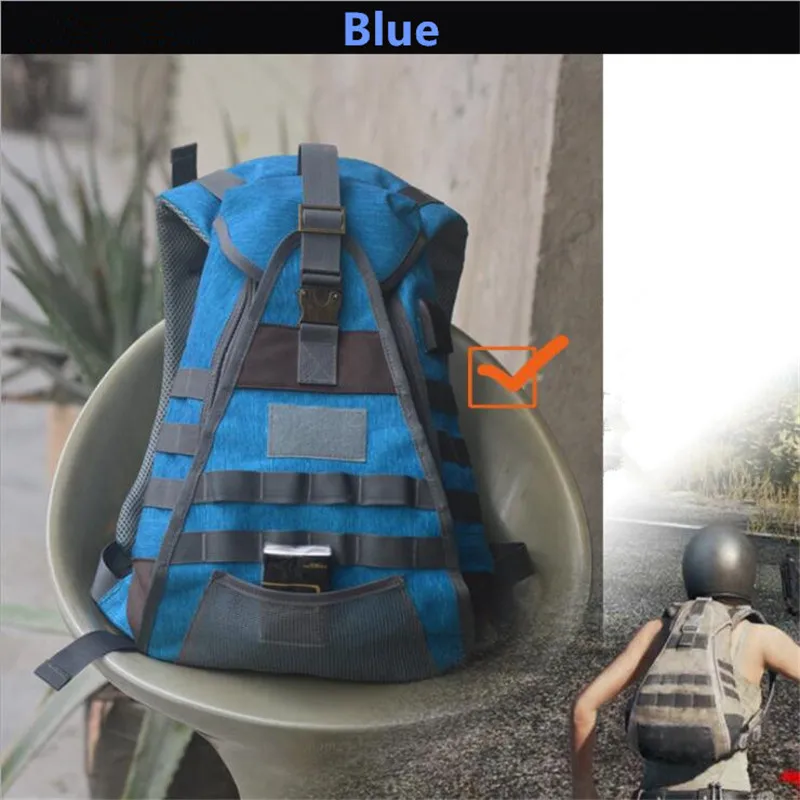  Game PUBG Perfect Reduction Level 1 PUBG Backpack Cosplay Costumes Props 1:1 Chicken Dinner Sand Ca