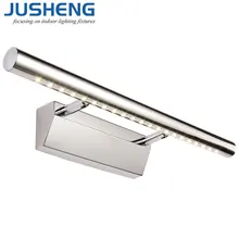 JUSHENG Modern LED Wall Lights Fixture in Bathroom Stainless Steel LED Mirror Light Over Mirror 3W 5W 7W 9W 12W Indoor Lighting JUSHENG Modern LED Wall Lights Fixture in Bathroom Stainless Steel LED Mirror Light Over Mirror 3W 5W 7W 9W 12W Indoor Lighting