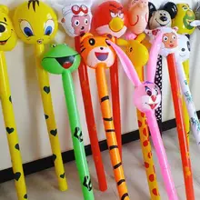 10 шт./лот мультфильм надувные животные Длинные надувные молотки не стучать оружие палки детские игрушки