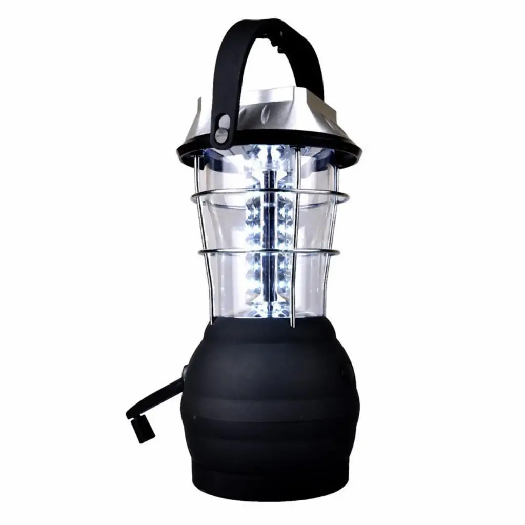 

Solar Lantern 5 Mode Hand Crank Dynamo 36 LED Rechargeable Camping Lantern Emergency Light, Ultra Bright LED Lantern - Campin